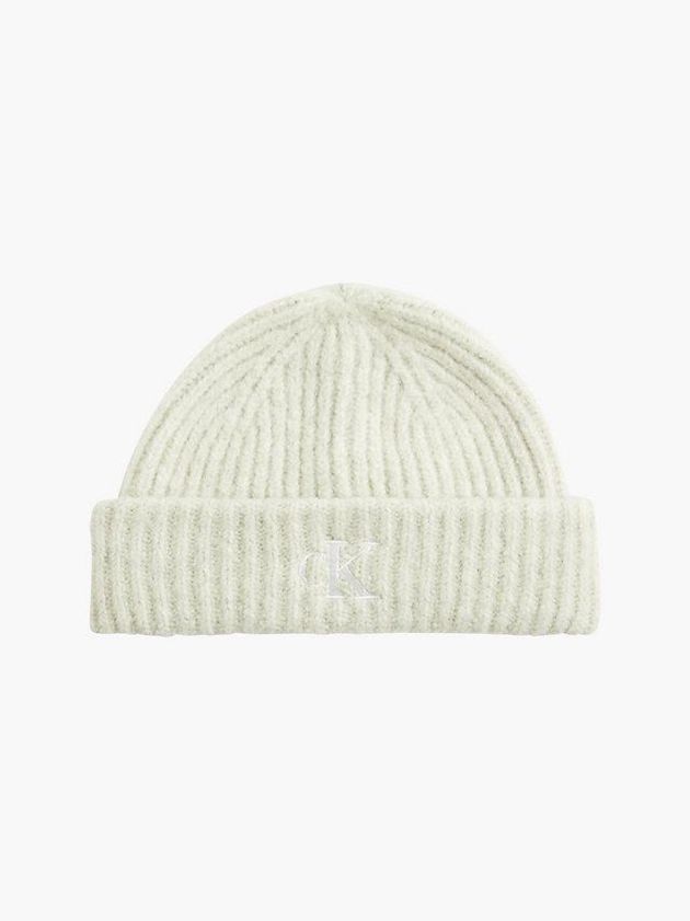 Calvin Klein USA Fisherman Womens Beanie White 1250973-CH